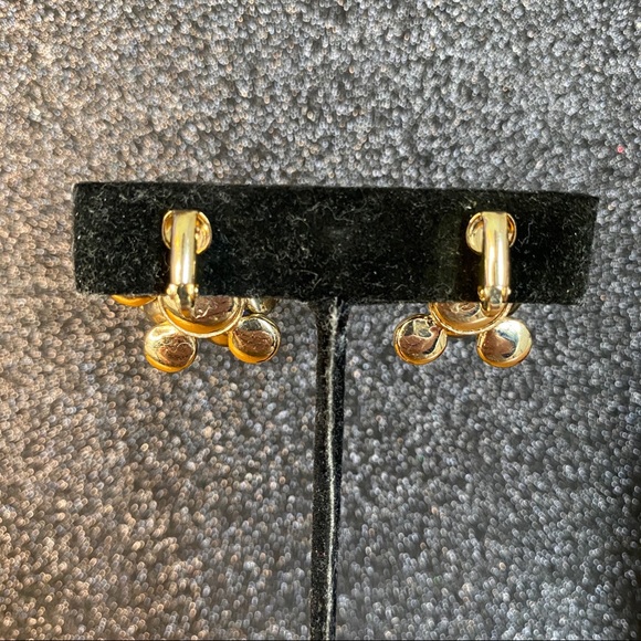 Liz Claiborne Shades of Blue Flower Clip On - Picture 3 of 7